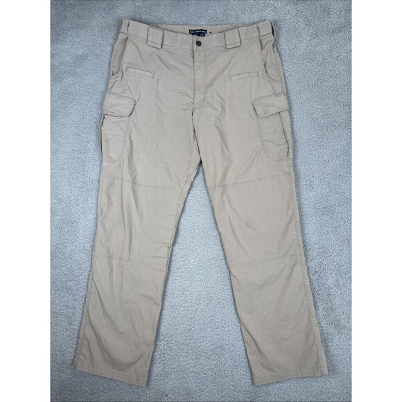 511 Tactical Pants Mens 38x30 Measures 38x33Tan Cargo Ripstop Tactical Beige Tan - Picture 1 of 9